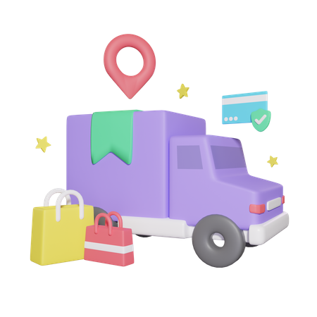 Delivery Vehicle  3D Icon