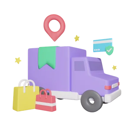 Delivery Vehicle  3D Icon