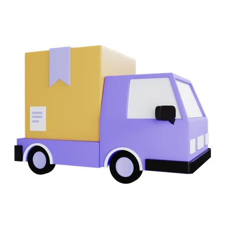 Delivery Vehicle 3D Icon