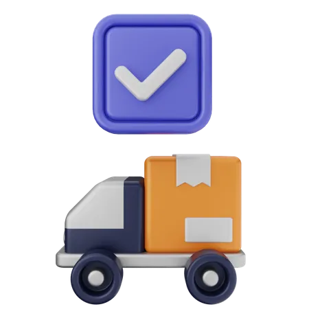 Delivery Verification  3D Icon