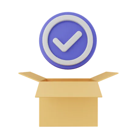 Delivery Verification  3D Icon