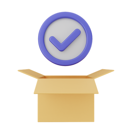 Delivery Verification  3D Icon