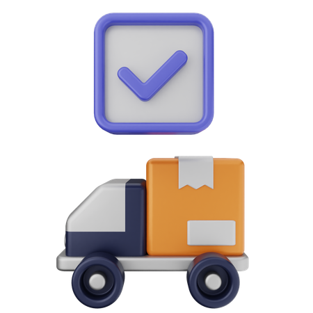 Delivery Verification  3D Icon