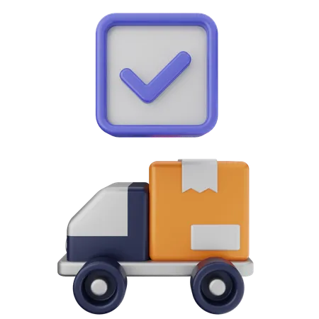 Delivery Verification  3D Icon