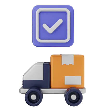 Delivery Verification  3D Icon