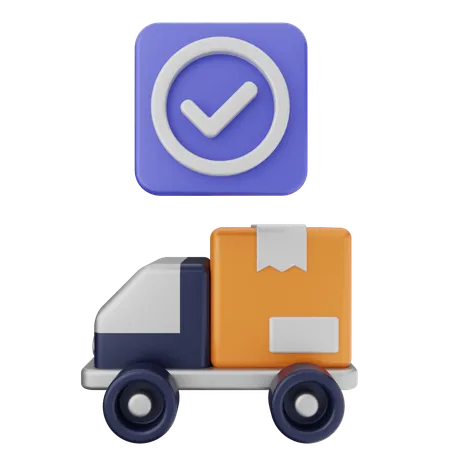 Delivery Verification  3D Icon