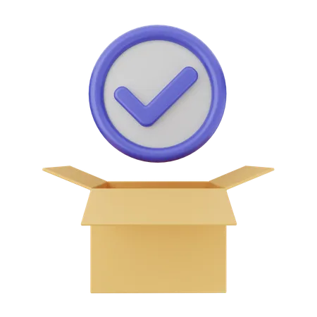 Delivery Verification  3D Icon