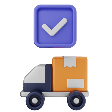 Delivery Verification  3D Icon