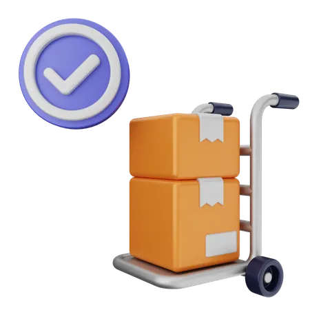 Delivery Verification  3D Icon