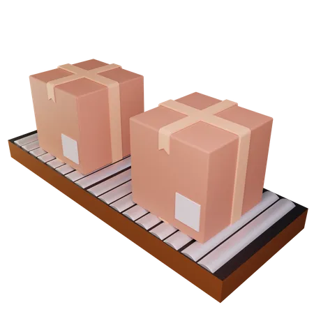 Delivery Warehouse 3 D Illustration Contains PNG BLEND And OBJ 3D Illustration
