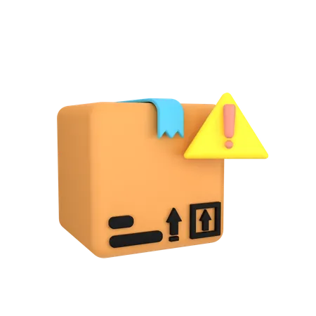Delivery Warning  3D Icon