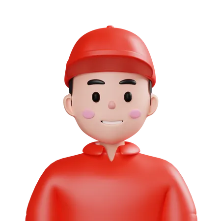 Deliveryman  3D Icon