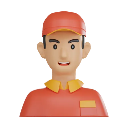 Deliveryman  3D Icon