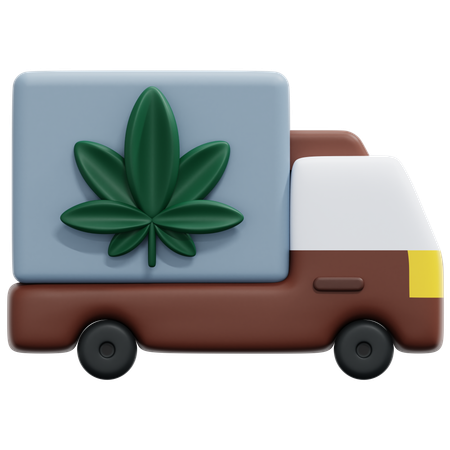 配送トラック  3D Icon