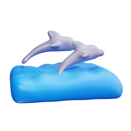 Delfin  3D Icon