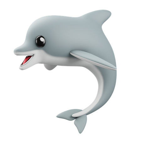 Delphin-Emoji  3D Icon