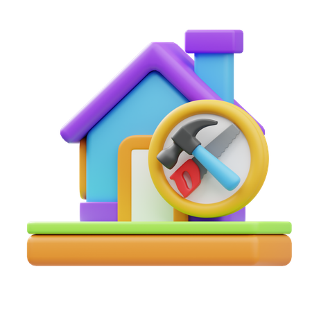 Demande d'entretien de la maison  3D Icon