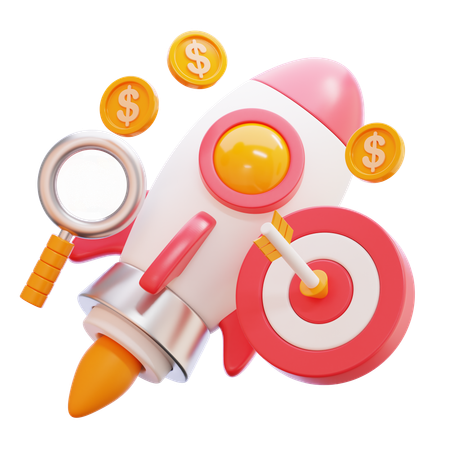 Démarrage d'entreprise  3D Icon