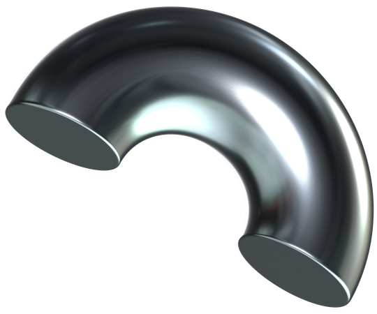 Demi-anneau en métal  3D Icon