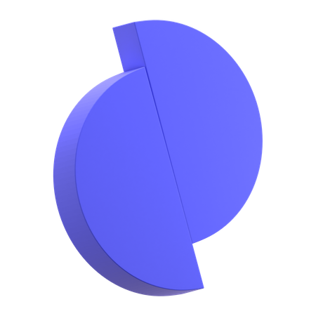 Demi-cercles  3D Icon