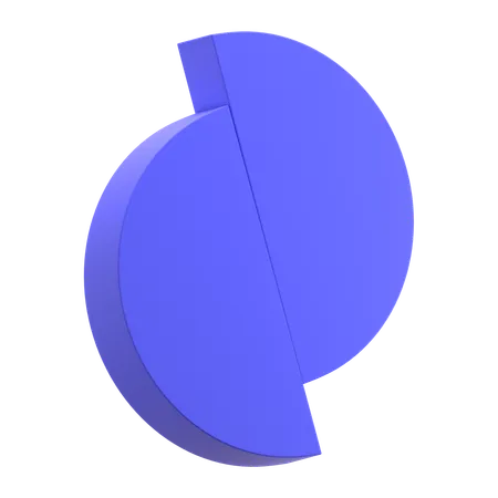 Demi-cercles  3D Icon