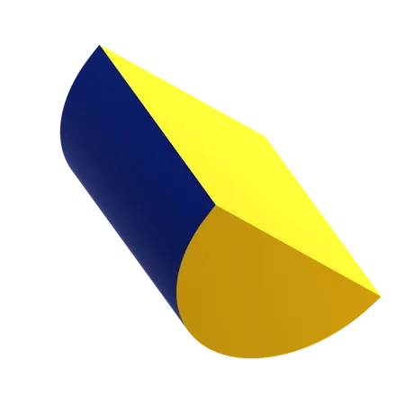 Demi-cylindre  3D Icon