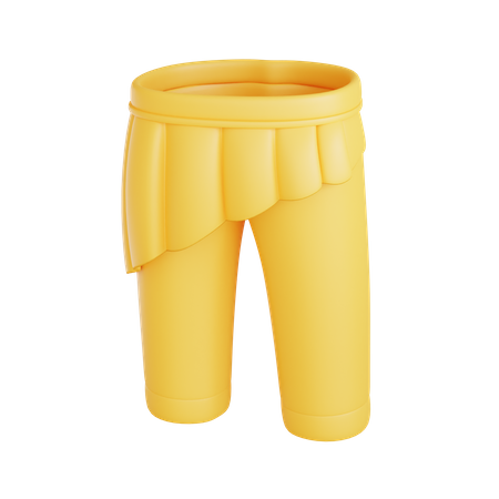 Pantalon demi-jupe  3D Icon