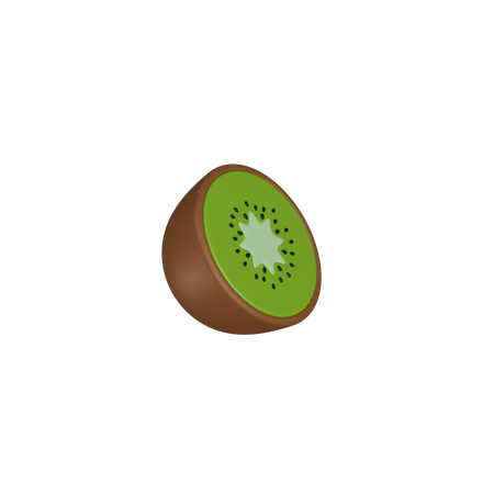 Demi kiwi  3D Icon