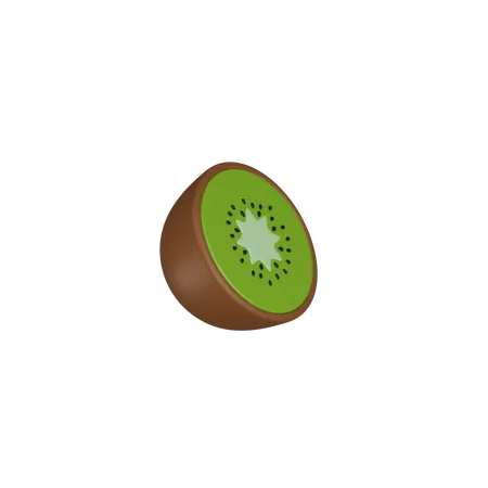 Demi kiwi  3D Icon