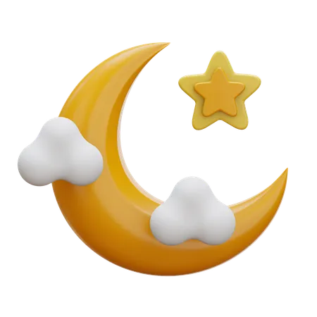 Demi Lune  3D Icon