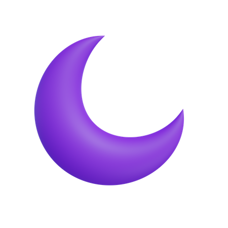 Demi Lune  3D Icon