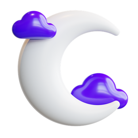 Demi Lune  3D Icon