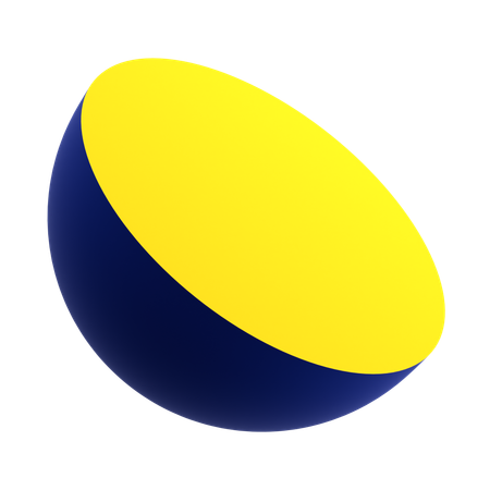 Demi-sphère  3D Icon