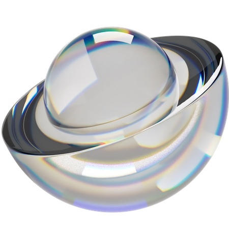 Noyau demi-sphère 1  3D Icon
