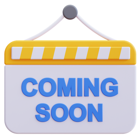 Demnächst  3D Icon