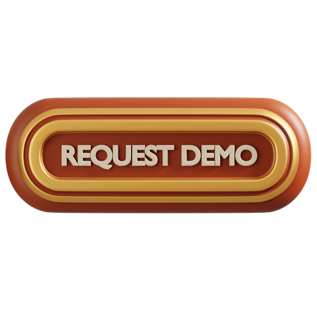 Demo anfordern-Button  3D Icon