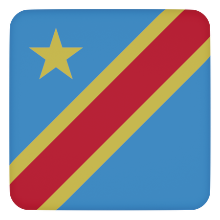 Democratic Republic Of Congo  3D Icon