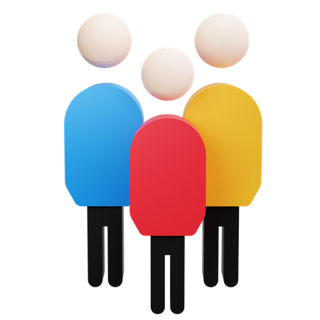 人口統計  3D Icon