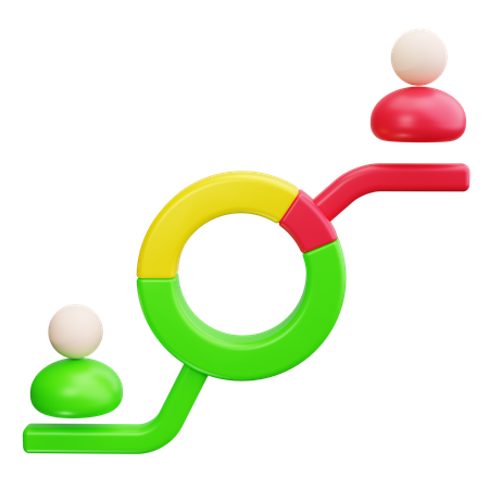 Demographic  3D Icon