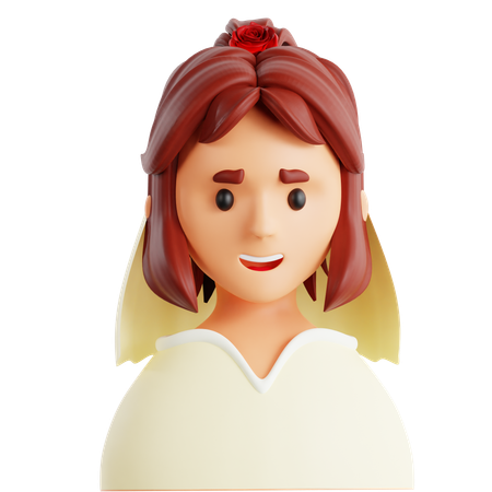 Demoiselle d'honneur  3D Icon