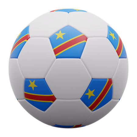 Ball der Demokratischen Republik Kongo  3D Icon