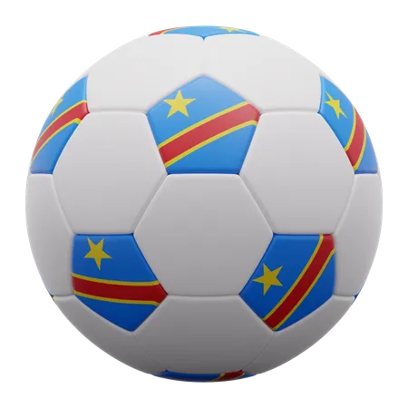 Ball der Demokratischen Republik Kongo  3D Icon