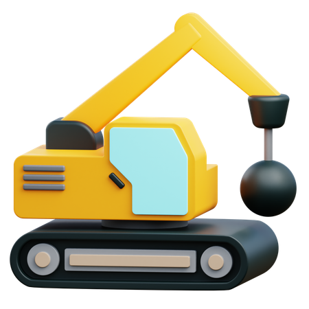 Demolition Excavator  3D Icon