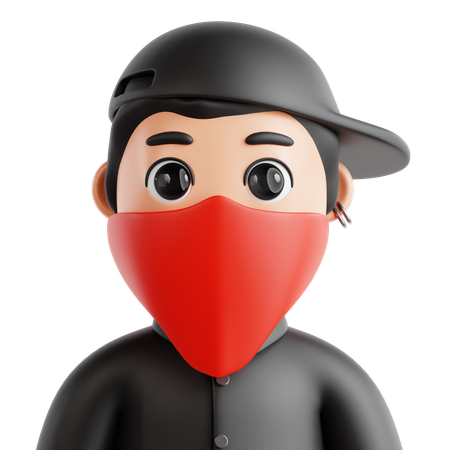 Demonstrant  3D Icon