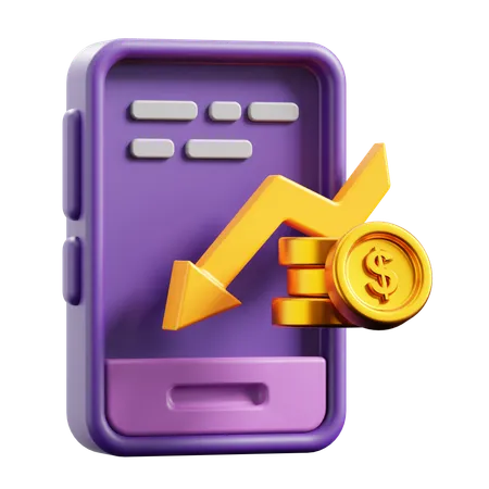 Demonstração financeira  3D Icon