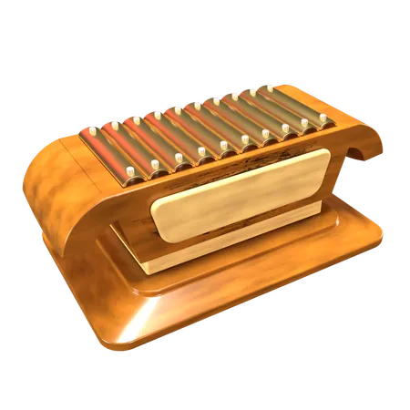 Demung Gamelan  3D Icon