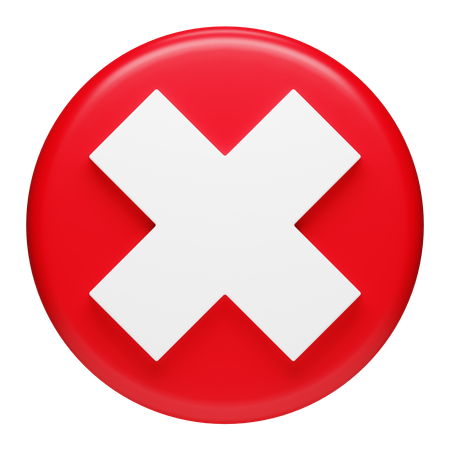 Denegado  3D Icon