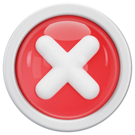Denegado  3D Icon