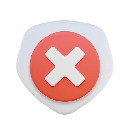 Denied  3D Icon