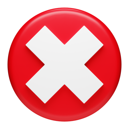 Denied  3D Icon